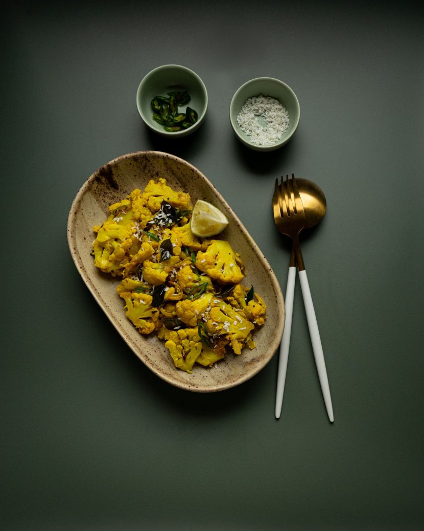 An authentic Sri Lankan recipe for cauliflower mallung Authentic recipe for cauliflower mallung